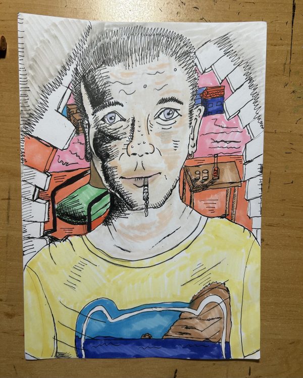 IMG_8596 TRAINSPOTTING, MARK RENTON (A4)