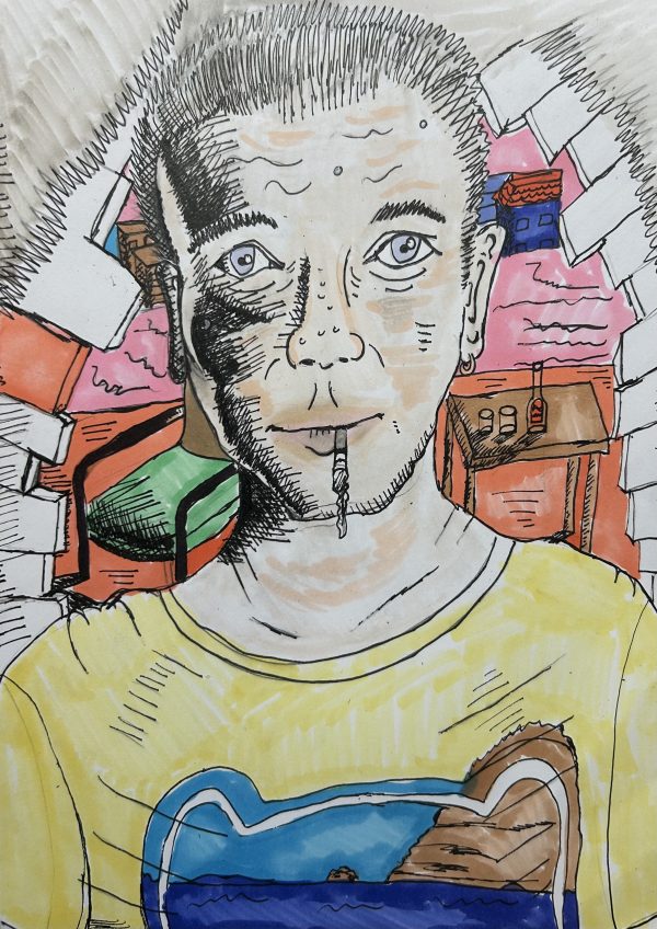 IMG_8596 TRAINSPOTTING, MARK RENTON (A4)