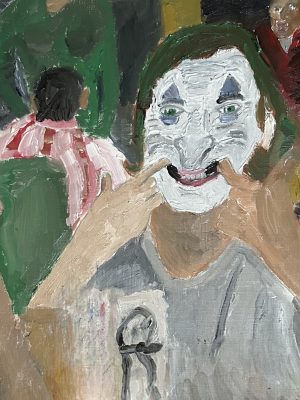 JOKER PRED OGLEDALOM (A3)